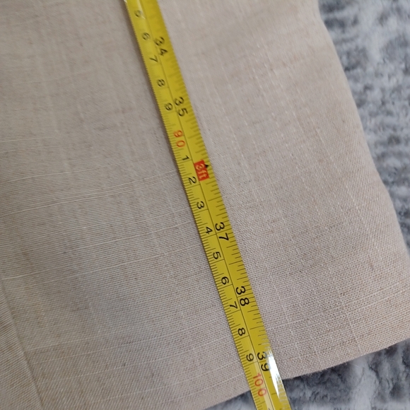 VTG Timeless High waisted Cream linen summer pants Capsule - Picture 10 of 10